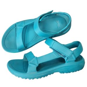 Teva hurricane drift rubber sandals teal blue Stillwater W10 M8